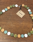 Kazuri Tombola Necklace - Stones 30" - The Fair Trader