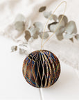 Indigenous Art Honeycomb Christmas Ball - Liddy Walker