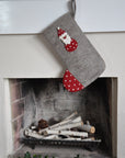 Santa Felt Stocking - The Fair Trader