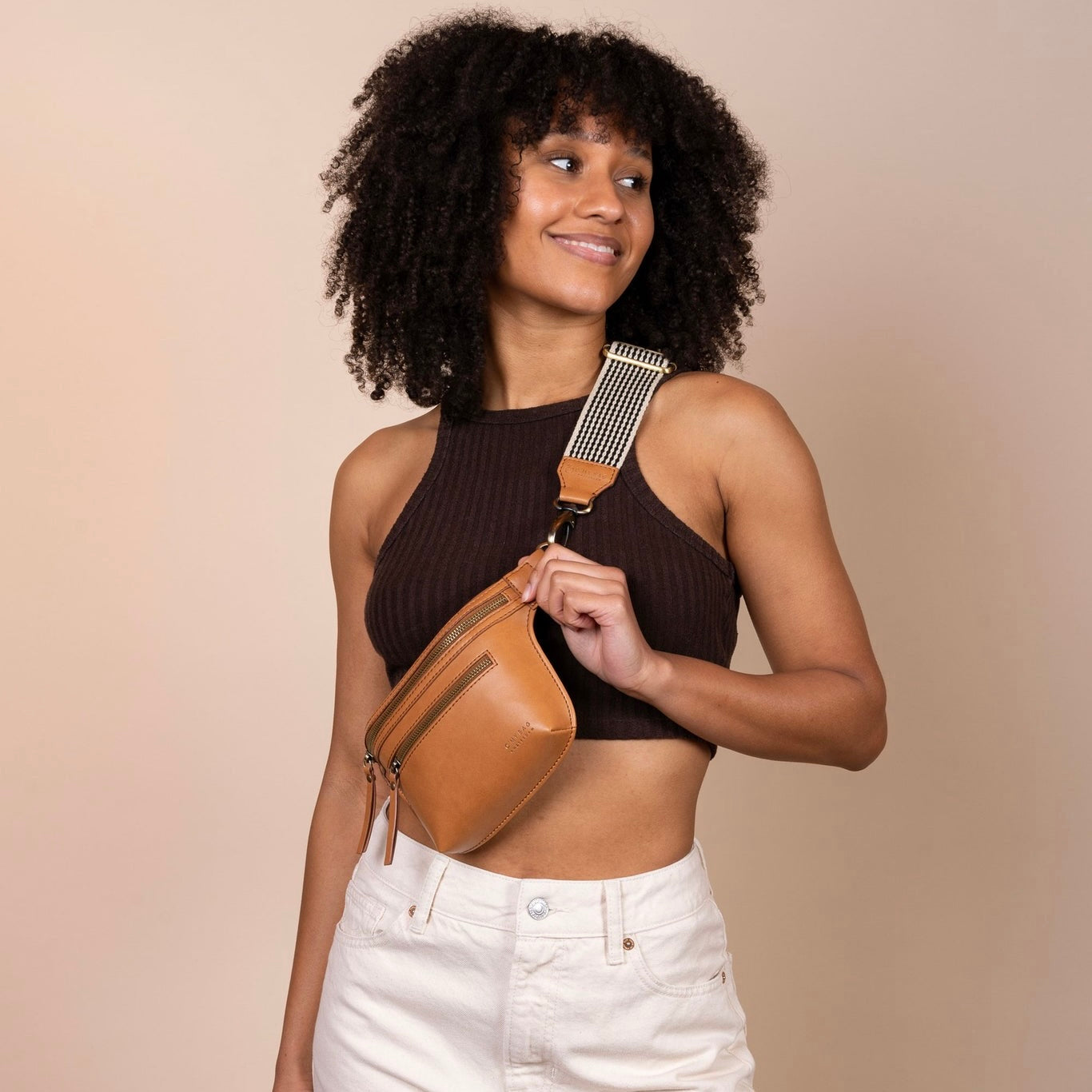 Cross Body Bag - Vegan Apple Leather