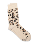 Socks that Protect Wildlife (Beige Leopard Print)