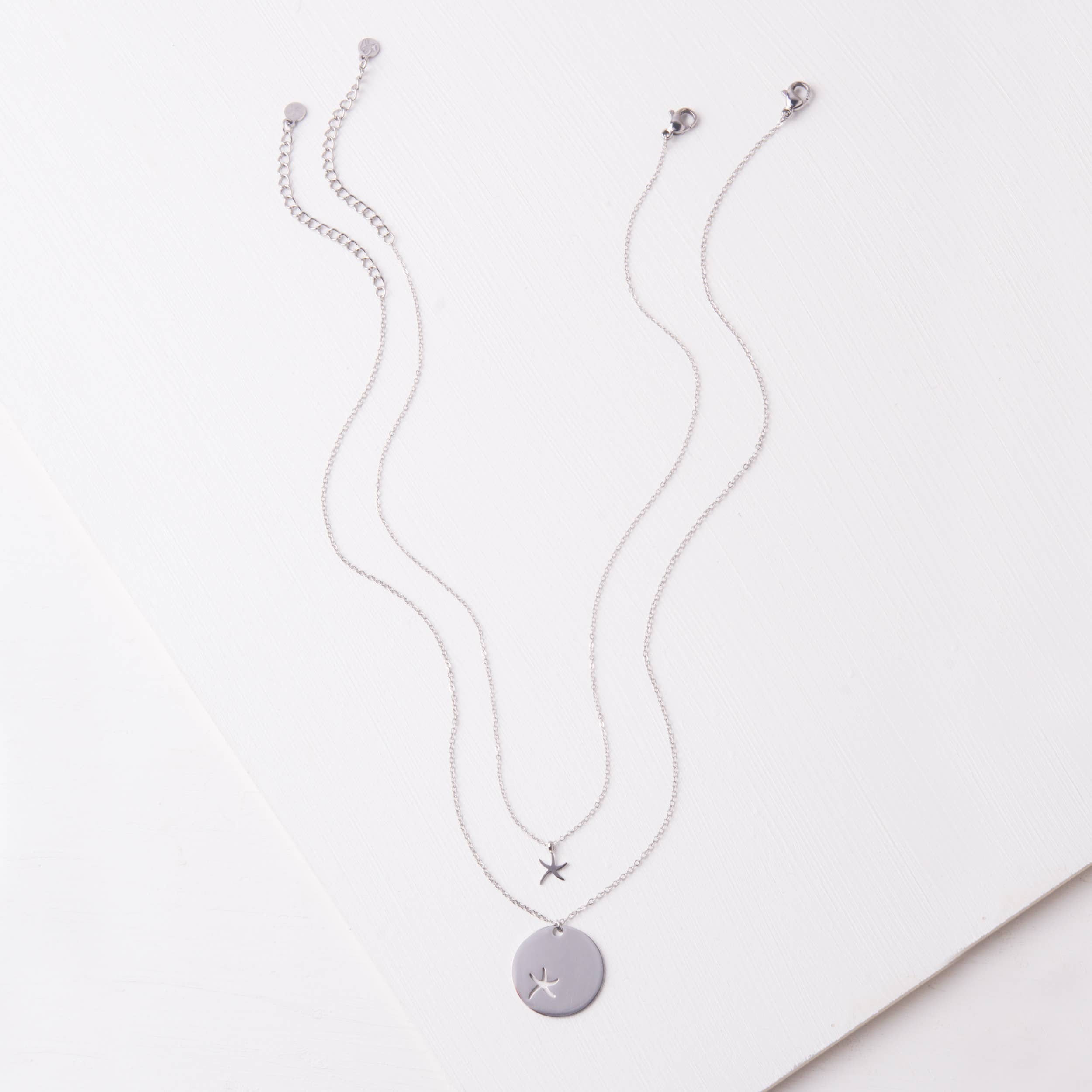 Community Silver Starfish Pendant Necklace Set ARRIVING EARLY JUNE