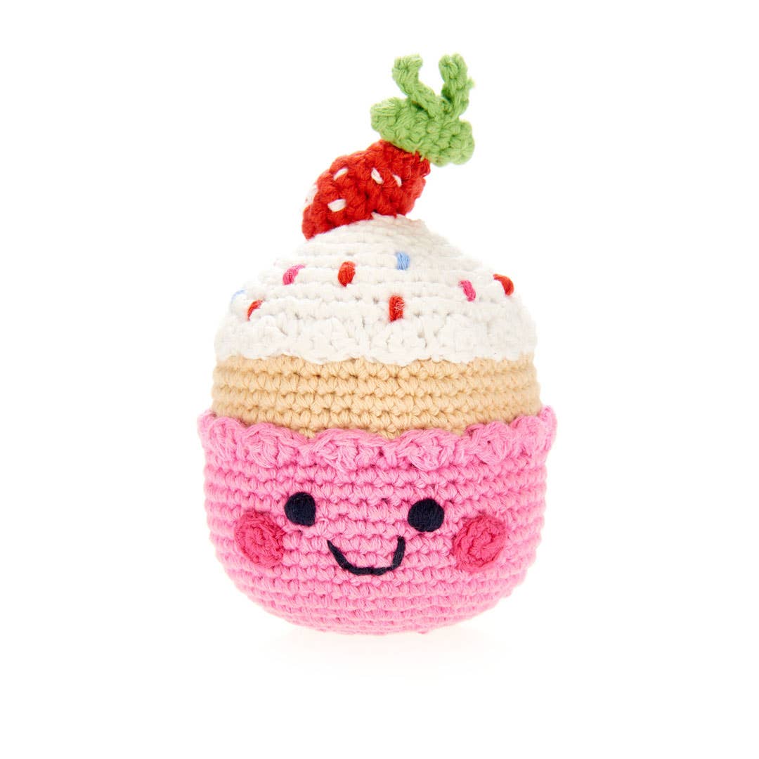 Handmade Birthday Cupcake - Pink