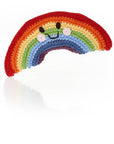 Rainbow Rattle – Handmade Organic Cotton Baby Toy