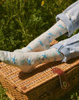 Socks that Protect Pollinators (Beige Hummingbirds)