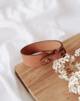 Single Wrap Leather Bracelet - Tan (Copy)