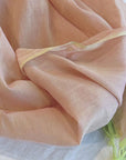 Meadow Scarf in a Subtle Pink and Lime