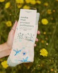Socks that Protect Pollinators (Beige Hummingbirds)