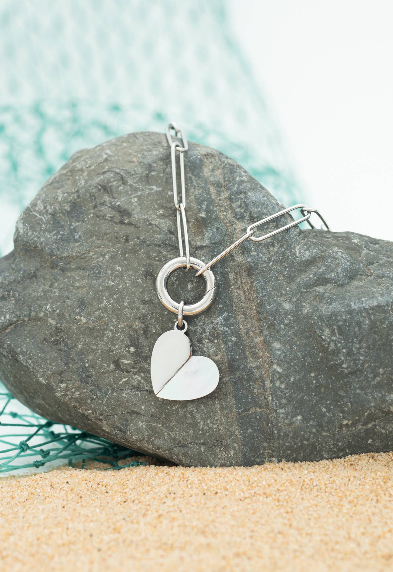 Heart of Mary Necklace Silver ARRIVING EARLY JUNE