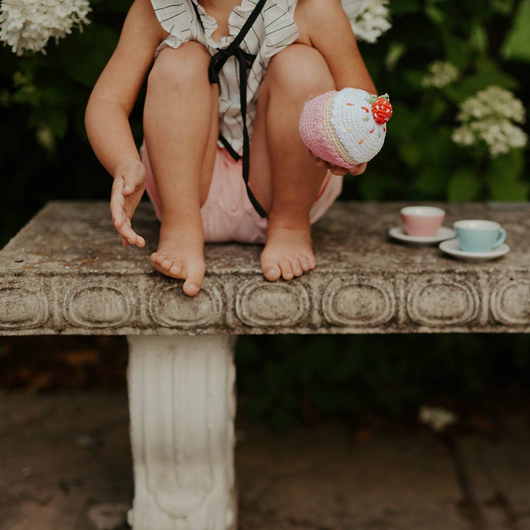 Handmade Birthday Cupcake - Pink