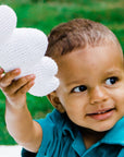 Cloud Rattle – Handmade Organic Cotton Baby Toy