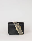 Leather Bag Audrey Mini - Black Classic Leather - Crossbody