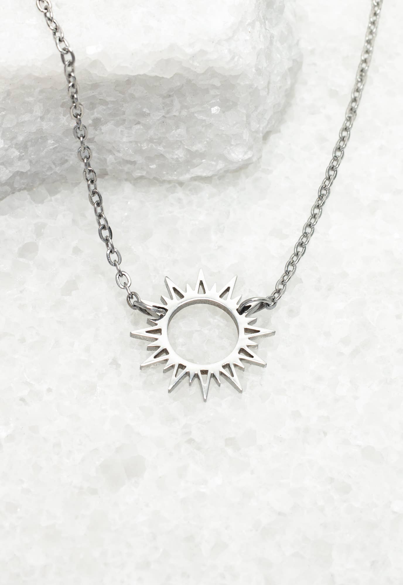 Mallory Silver Necklace - Stainless Steel ARRIVING EARLY JUNE