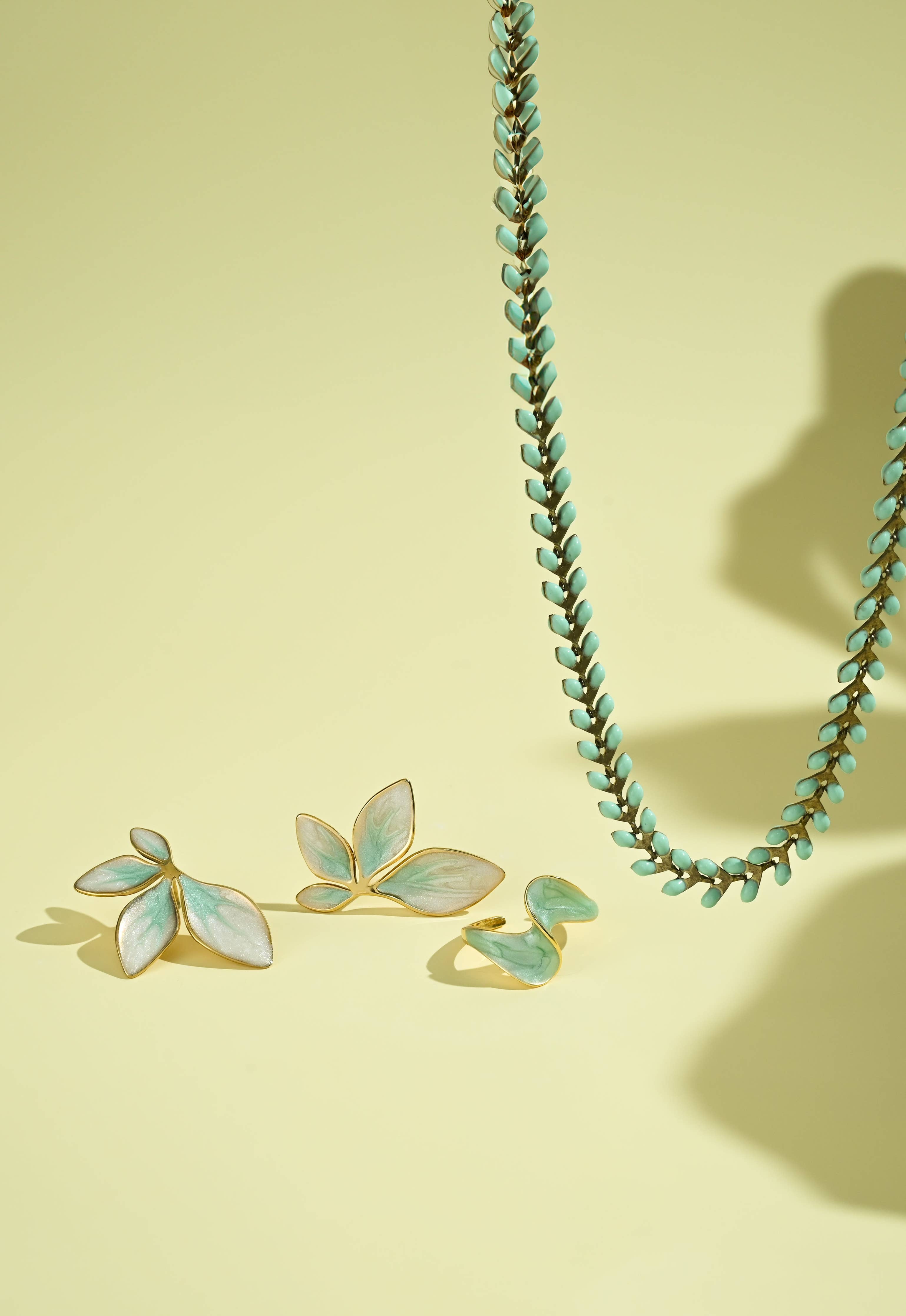 Ribbon of Light Ring in Mint ARRIVING EARLY JUNE