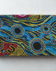 Cotton Zip Bag - Aboriginal Art - Justin Butler