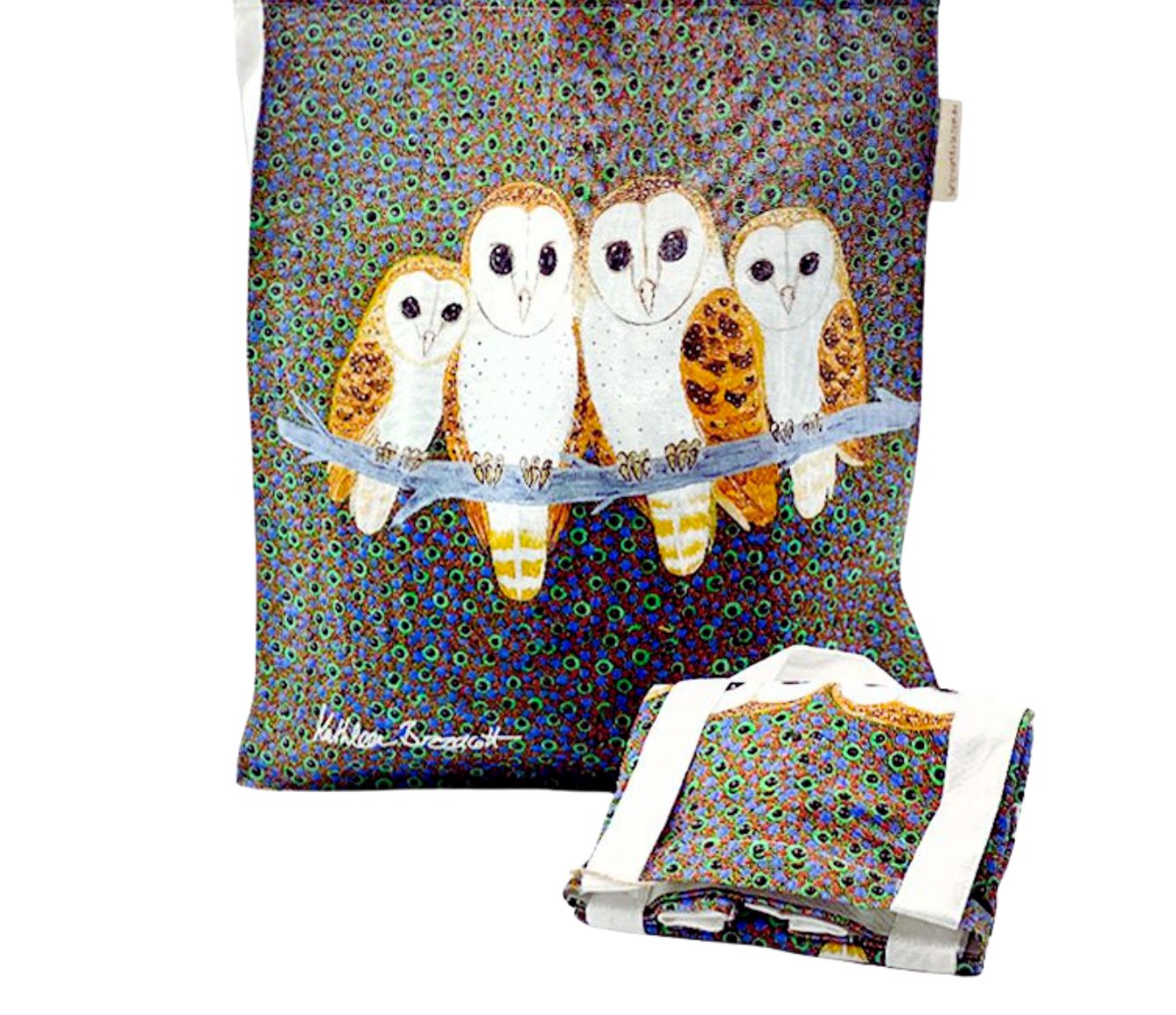 Cotton Foldable Tote - Kathleen Buzzacott