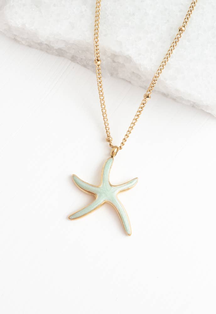Starfish Hope Necklace in Mint ARRIVING EARLY JUNE