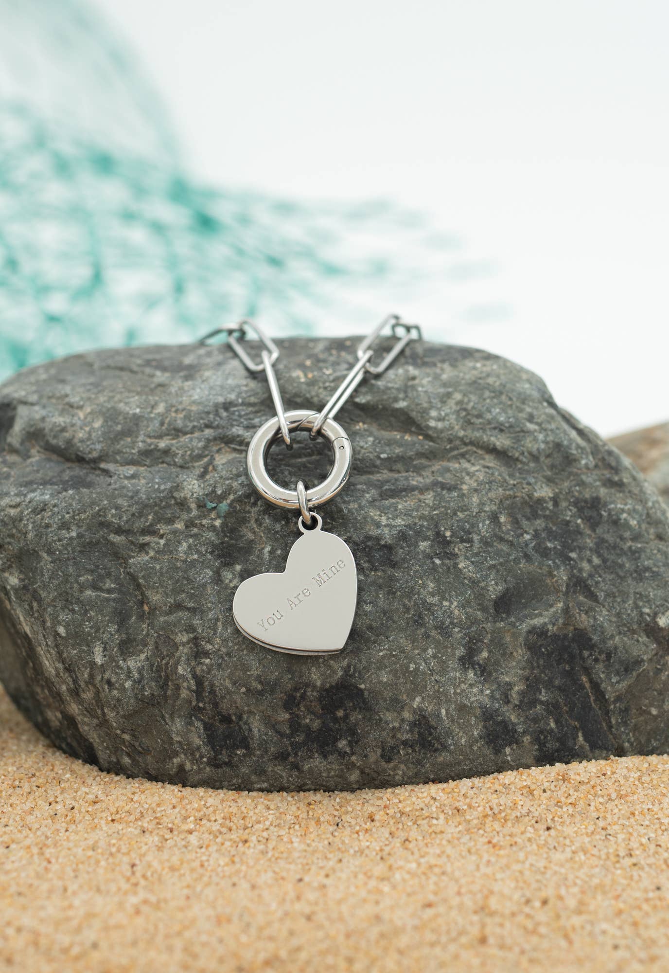 Heart of Mary Necklace Silver ARRIVING EARLY JUNE