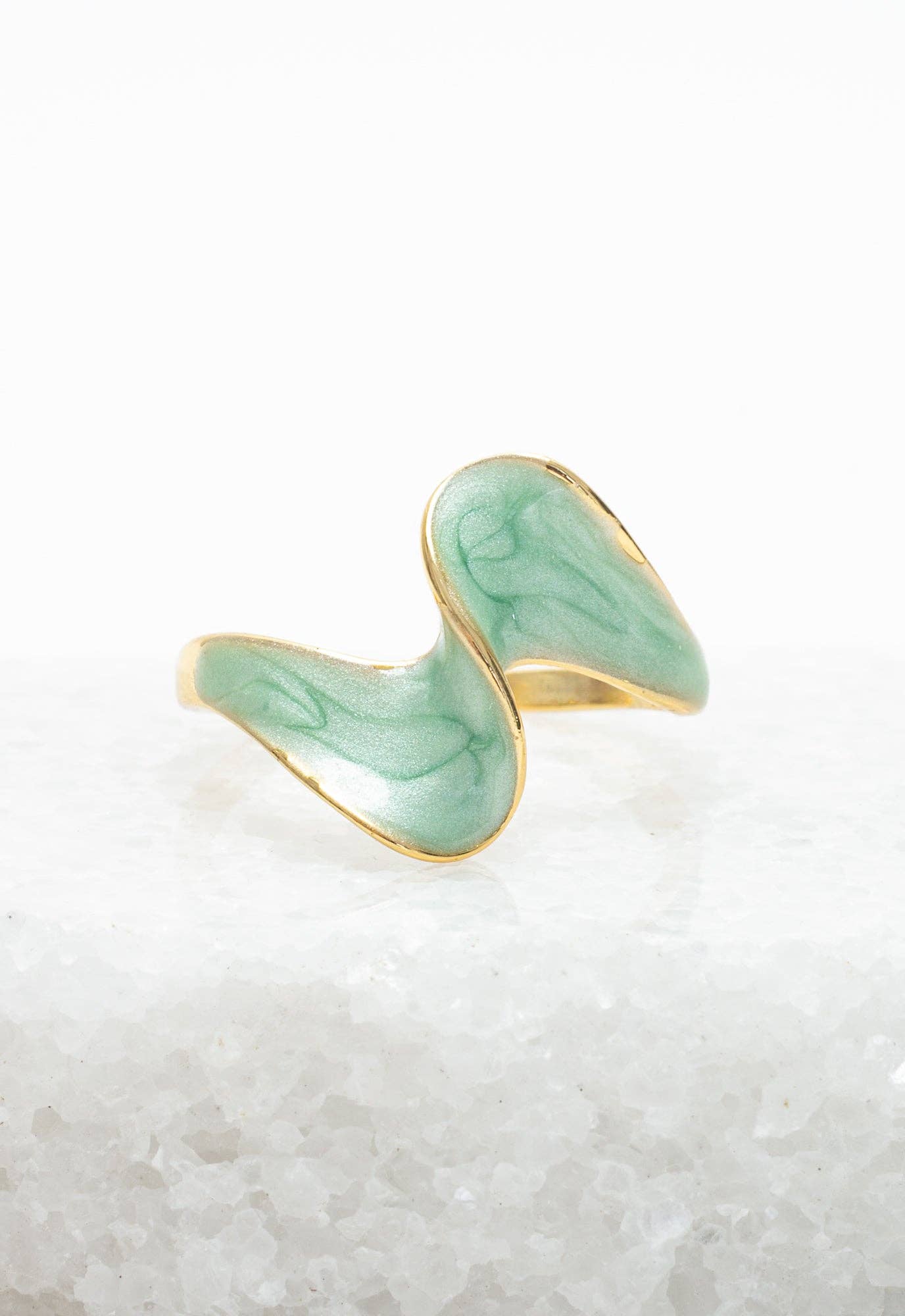Ribbon of Light Ring in Mint ARRIVING EARLY JUNE