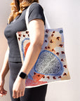 Cotton Foldable Tote - Emu Dreaming Design