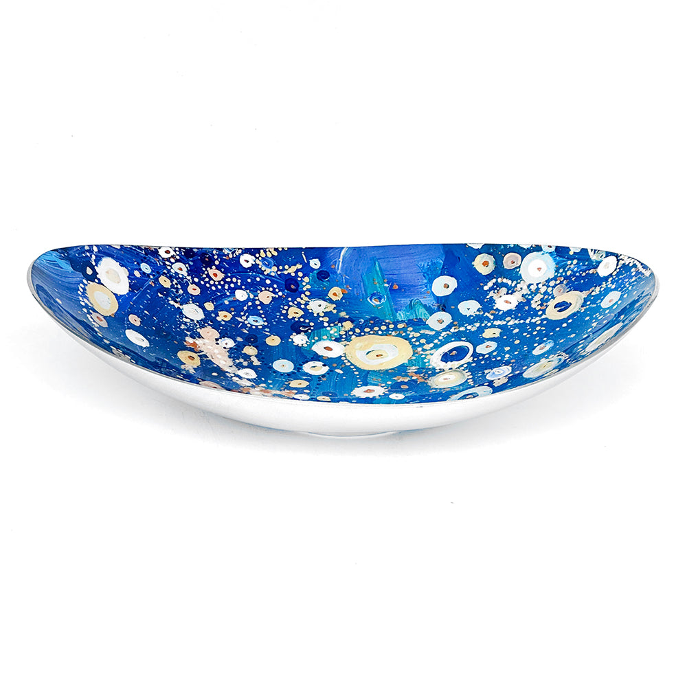 Artisanal Stainless Steel Boat Bowl - Bushtail Possom Dreaming