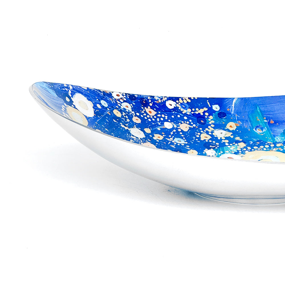Artisanal Stainless Steel Boat Bowl - Bushtail Possom Dreaming