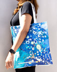 Cotton Foldable Tote Bag by Stephen Juparrurla Nelson