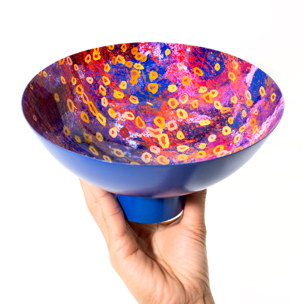 Large Round Bowl - Australian Indigenous Artist