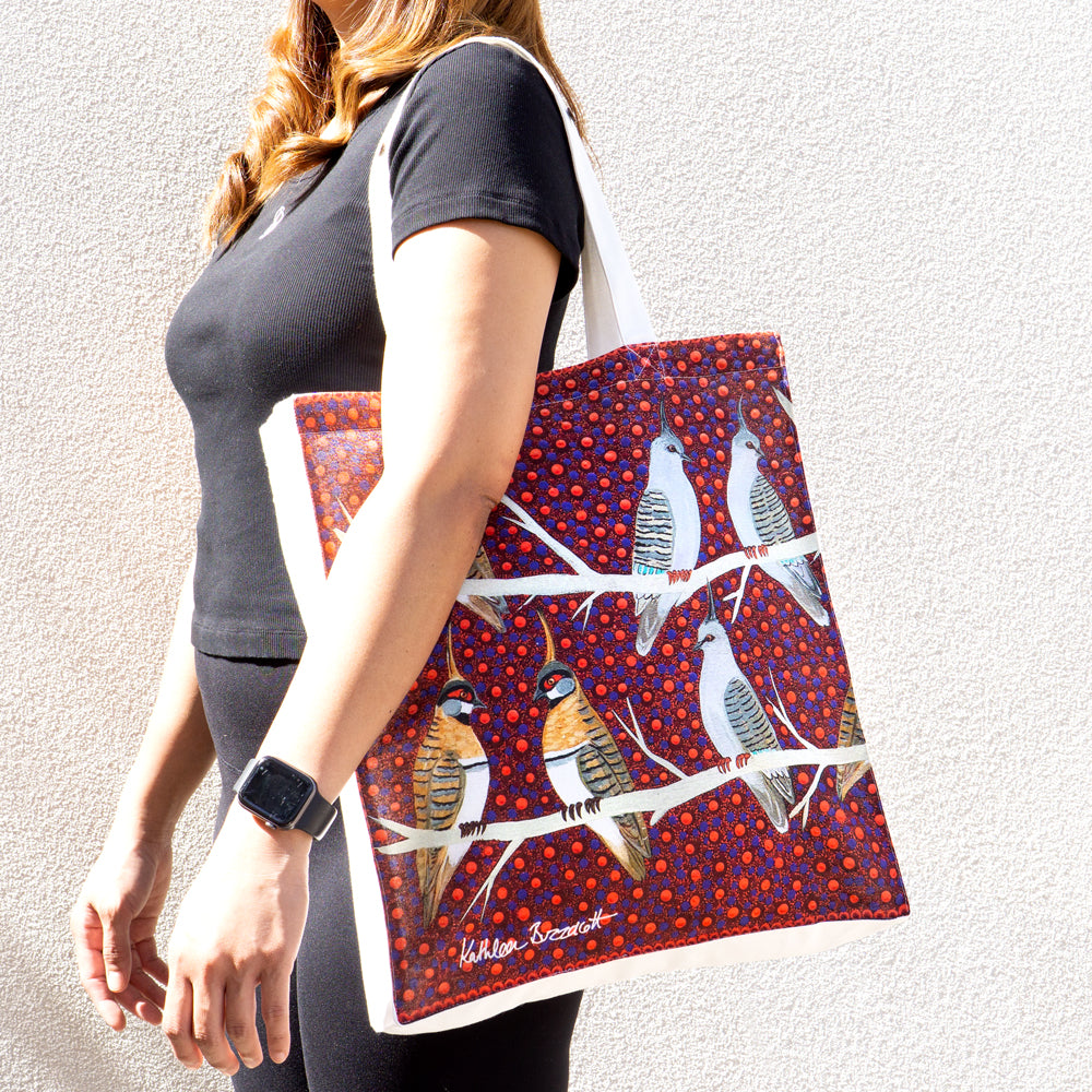 Cotton Foldable Tote Bag - Kathleen Buzzacot