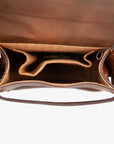 The Boxy Crossbody - Chocolate Brown