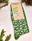 Socks That Plant Trees - Green Branch Print