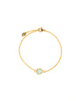 Desert Sunrise Pendent Bracelet -Teal