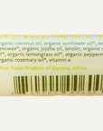 Lemongrass Organic Beeswax Lip Balm