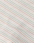 natural cotton stripes close up