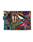 Cotton Zip Bag - Aboriginal Art - Justin Butler