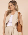 The Lana Bag; Wild Oak, Soft Grain Leather