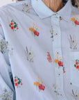 Organic cotton floral shirt | ethical clothing Australia