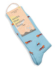 Socks that Protect Lions - Blue