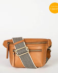Cross Body Bag - Cognac - Vegan Leather