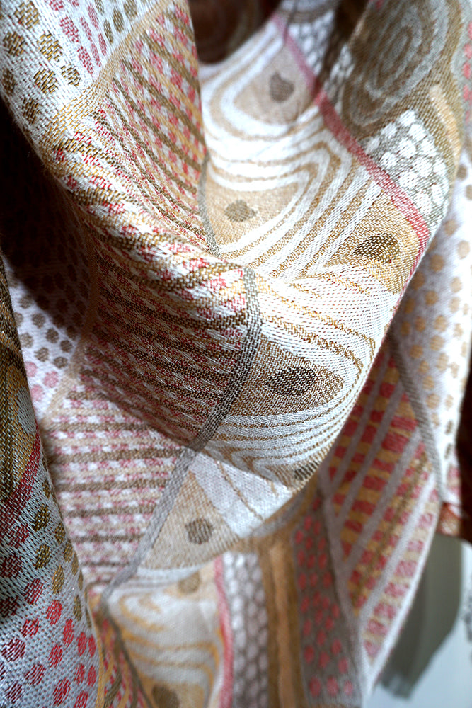 Fine Modal Scarf x by Aboriginal Artist Josette Papajua 'Jilamara'