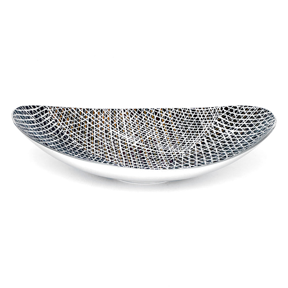 Artisanal Stainless Steel Boat Bowl - Indigenous Artist Paulina Puruntatameri