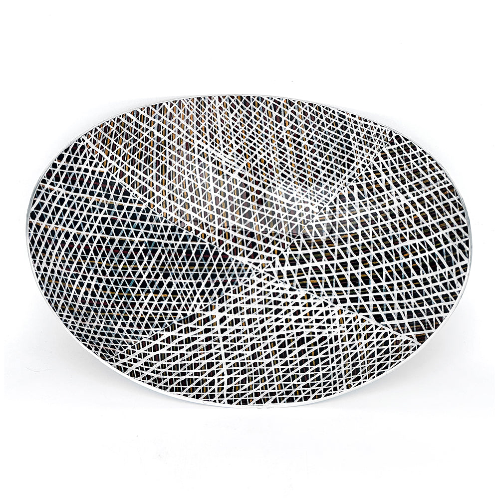 Artisanal Stainless Steel Boat Bowl - Indigenous Artist Paulina Puruntatameri