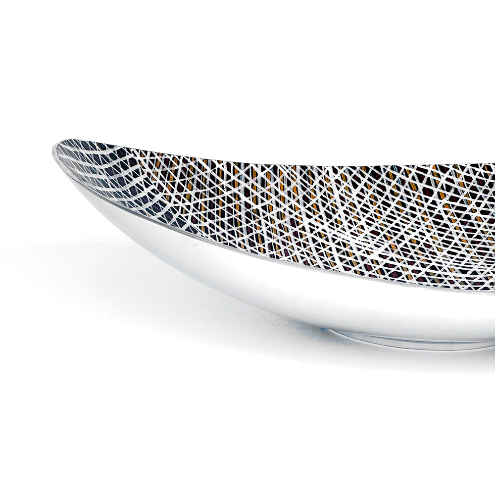 Artisanal Stainless Steel Boat Bowl - Indigenous Artist Paulina Puruntatameri