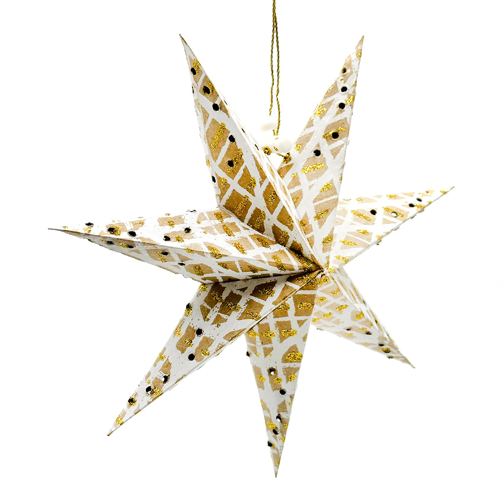 Indigenous Art Paper Star - Paulina Puruntatameri
