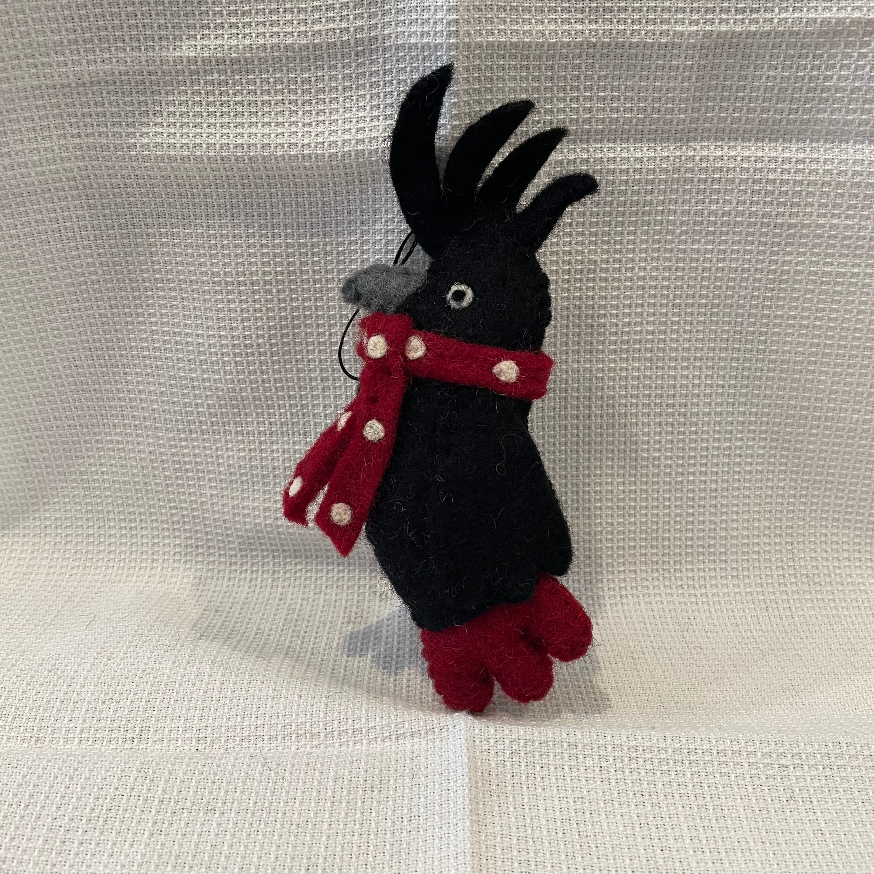 Black Cockatoo Christmas Decoration