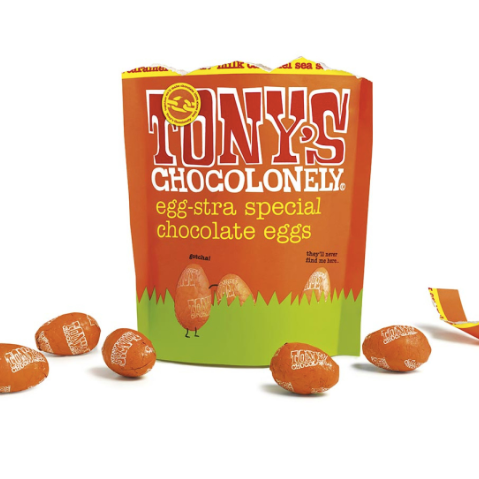 Tony&#39;s Chocolonely Sea Salt Easter Eggs - 178g