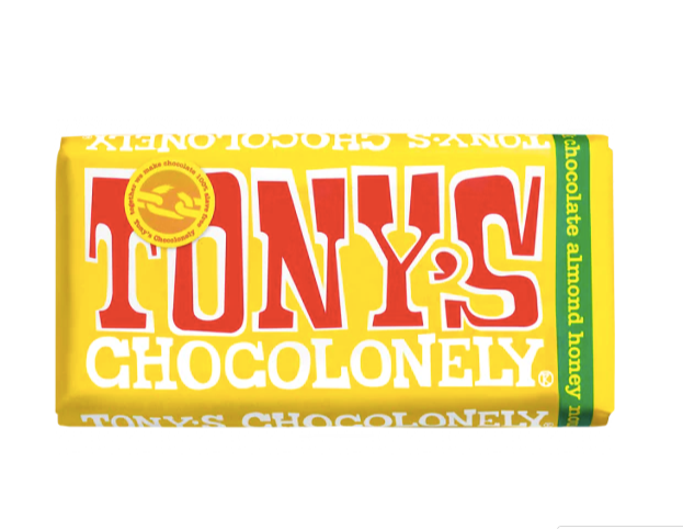 Tonys Milk Chocolate Honey Almond Nougat