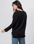 Lightweight Jumper Organic Cotton Jersey - Black