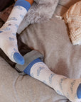 Socks That Give Books - Bike Pattern