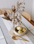 SODO Natural Cotton Table Runner - Ivory